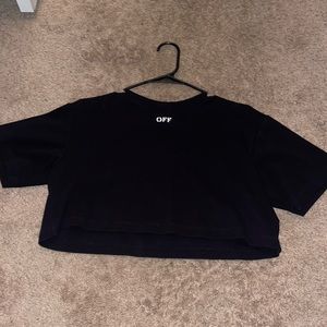 Off-white crop top